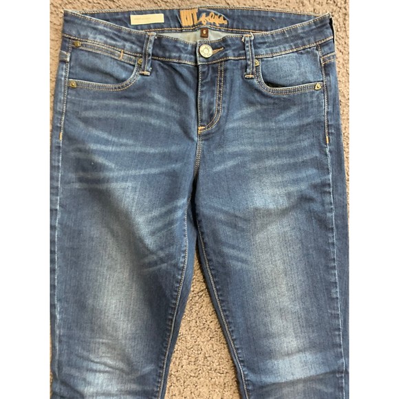 KUT FROM THE KLOTH ANNIE BOYFRIEND JEANS WOMENS SIZE 6 Dark Wash Nice EUC - Picture 5 of 7